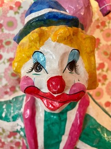 lot 87 image: Paper Mache Clown