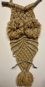 lot 98 image: Macrame Owl