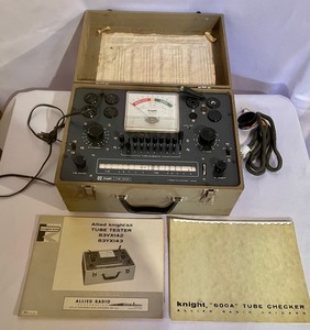 lot 265 image: Allied Knight-Kit Tube Tester