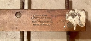lot 191 image: Wooden Jorgenson Clamp