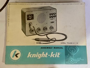 lot 262 image: Knight-Kit Signal Tracers