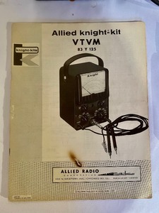 lot 260 image: Allied Knight-Kit VTVM 83 Y 125
