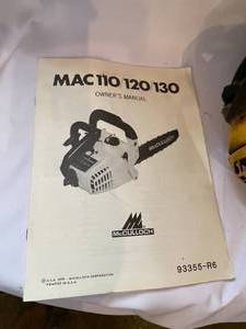 lot 218 image: McCulloughAuto Chain Oiling Chain Saw