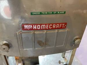 lot 233 image: Delta Homecraft 12 HP Saw on Rolling Stand