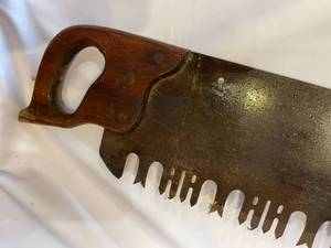 lot 248 image: Vintage Two Man Hand Saw