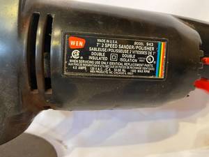 lot 256 image: WEN 7 Inch 2 Speed Electric Sander
