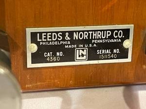 lot 19 image: Leeds and Northrup L & N 4360