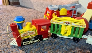 lot 184 image: Vintage Fisher Price Toys