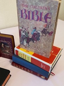 lot 14 image: Vintage Missals, Bibles and Catholic Books