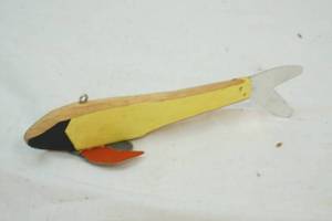 lot 61 image: custom made spearing decoy