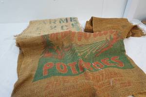 lot 84 image: burlap bags