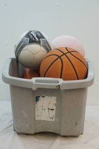 lot 111 image: basketballs