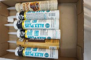lot 136 image: silicone caulk and liquid nails