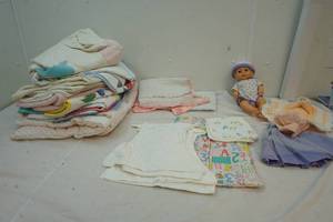 lot 187 image: dolls,doll blankets