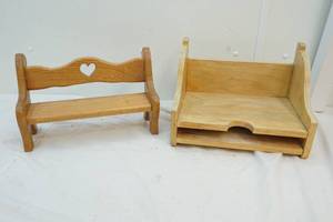lot 189 image: bench,desk shelf