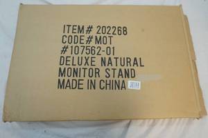 lot 190 image: Deluxe Natural Monitor stand