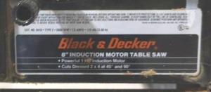 lot 281 image: table saw