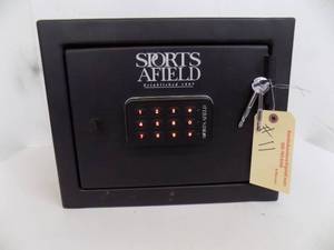 lot 11 image: Safe Black Sports Afield Programmable & Keys