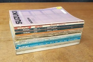lot 1701 image: (Lot of 20) Vintage Suzuki Service and Shop Manuals - All Manuals are shown in Pictures