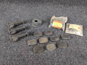 lot 1585 image: NOS - Large Lot of Kickstart Rubber Ends, Pedal Rubber and More, Part No. 26352-01000, 25652-16500