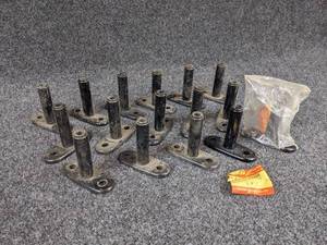 lot 1609 image: NOS - (Lot of 16) 1973-77 Suzuki TC100, TS100 Signal Lamp Bracket - Part No. 41640-25600