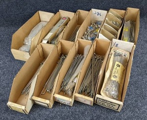 lot 1642 image: Huge Lot of NOS Vintage Suzuki Wheel Spokes and Nuts