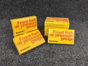 lot 1631 image: NOS - (Lot of 7) Vintage Suzuki Front Fork Pressure Gauges - Part No. 96200-41310