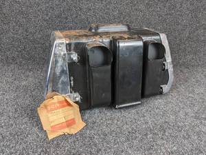 lot 1628 image: 1974 Suzuki GT750 Air Cleaner Assembly - Has some rust on outside - Part No. 13700-31212
