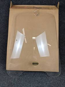 lot 1678 image: NOS Bates 292 Windshield - Measures about 22 x 18.5 Wide