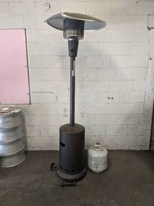 Propane Patio Heater - 40,000 BTU Input - Includes Propane Tank (Partial) - NO SHIPPING