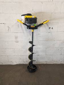 JIFFY Model 4G Gas Powered Ice Auger - 8 - Starts, Runs and Operates - NO SHIPPING