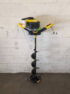 JIFFY Model 4G Gas Powered Ice Auger - 8 - Starts, Runs and Operates - NO SHIPPING