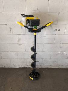 JIFFY Model 4G Gas Powered Ice Auger - 8 - Starts, Runs and Operates - NO SHIPPING