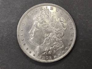 lot 8 image: 1879 Morgan Silver Dollar...