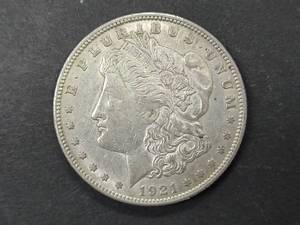 lot 14 image: 1921 Morgan Silver Dollar...