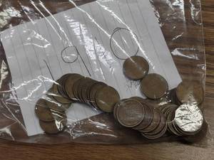 lot 94 image: Approx. (52) 1910s Wheat Cents...