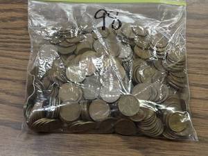 lot 98 image: Approx. (345) Wheat Cents...