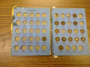 lot 101 image: Indian Head Cents with Book...