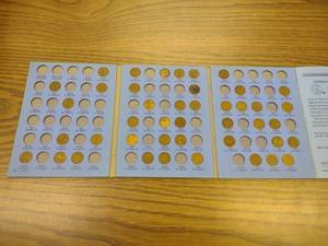 lot 103 image: Wheat Cents with Book, 1909-1941...