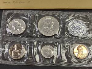 lot 111 image: 1960 Small Date Proof Coin Set...