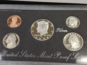 lot 152 image: 1998 Silver Proof Coin Set...
