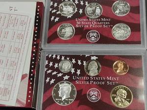 lot 156 image: 2002 Silver Proof Coin Set...