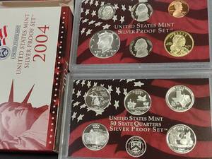 lot 158 image: 2004 Silver Proof Coin Set...