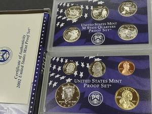 lot 164 image: 2002 Proof Coin Set...