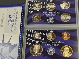 lot 169 image: 2007 Proof Coin Set...