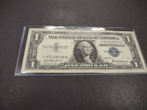 lot 174 image: 1957 One Dollar Silver Certificate ...