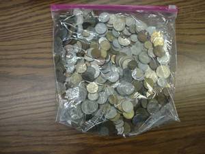 lot 178 image: Large Quantity Foreign Coins...