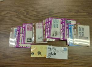 lot 182 image: First Day Of Issue Stamps & Postcar...