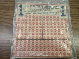 lot 183 image: Vintage Novelty Assortment Sheet...