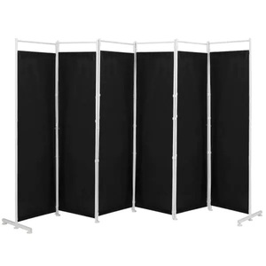 lot 98 image: Costway 6 ft. Black 6-Panel Room Divider